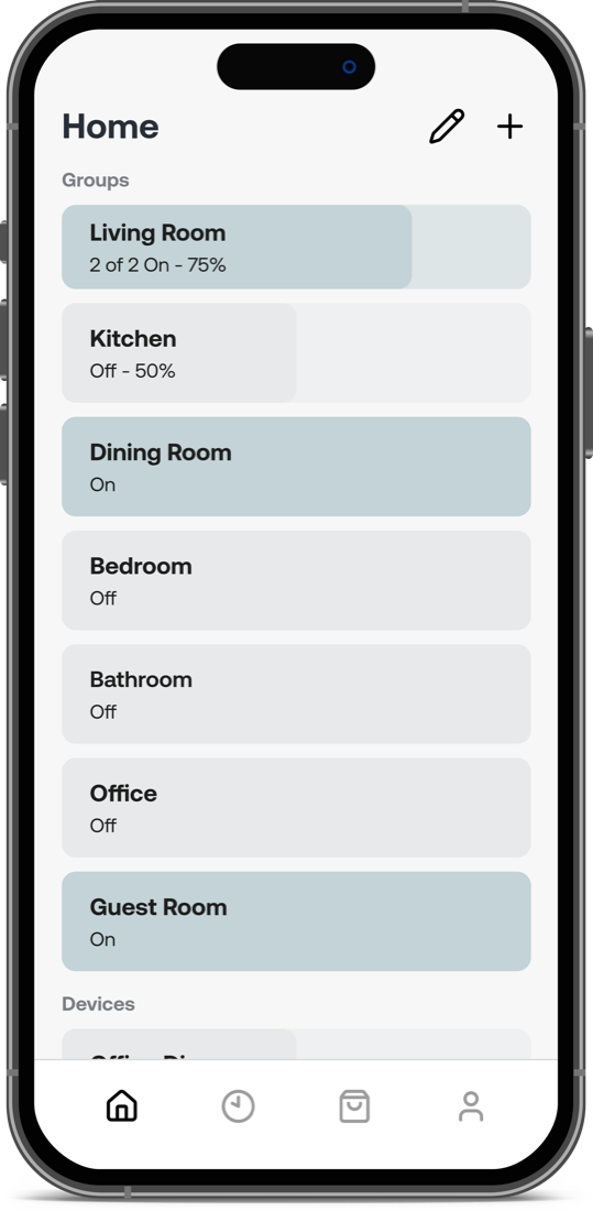 Deako app — Groups