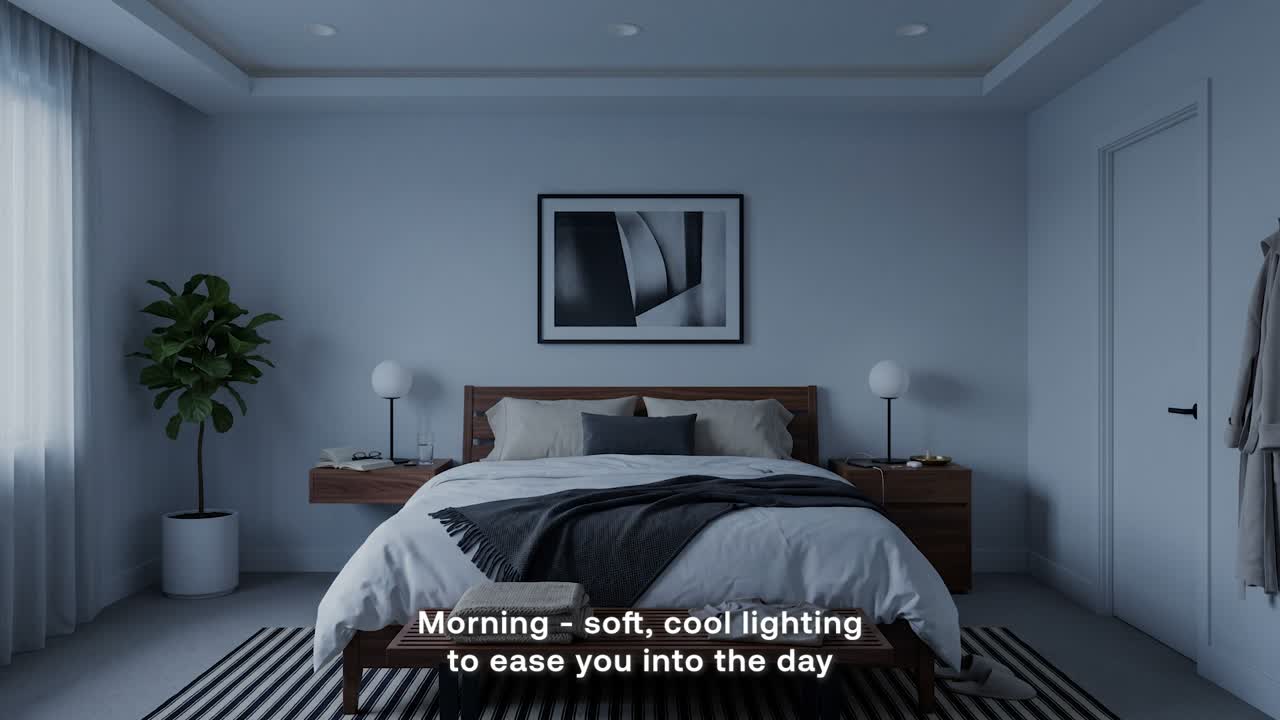 Deako Intelligence — AI-generated circadian lighting video